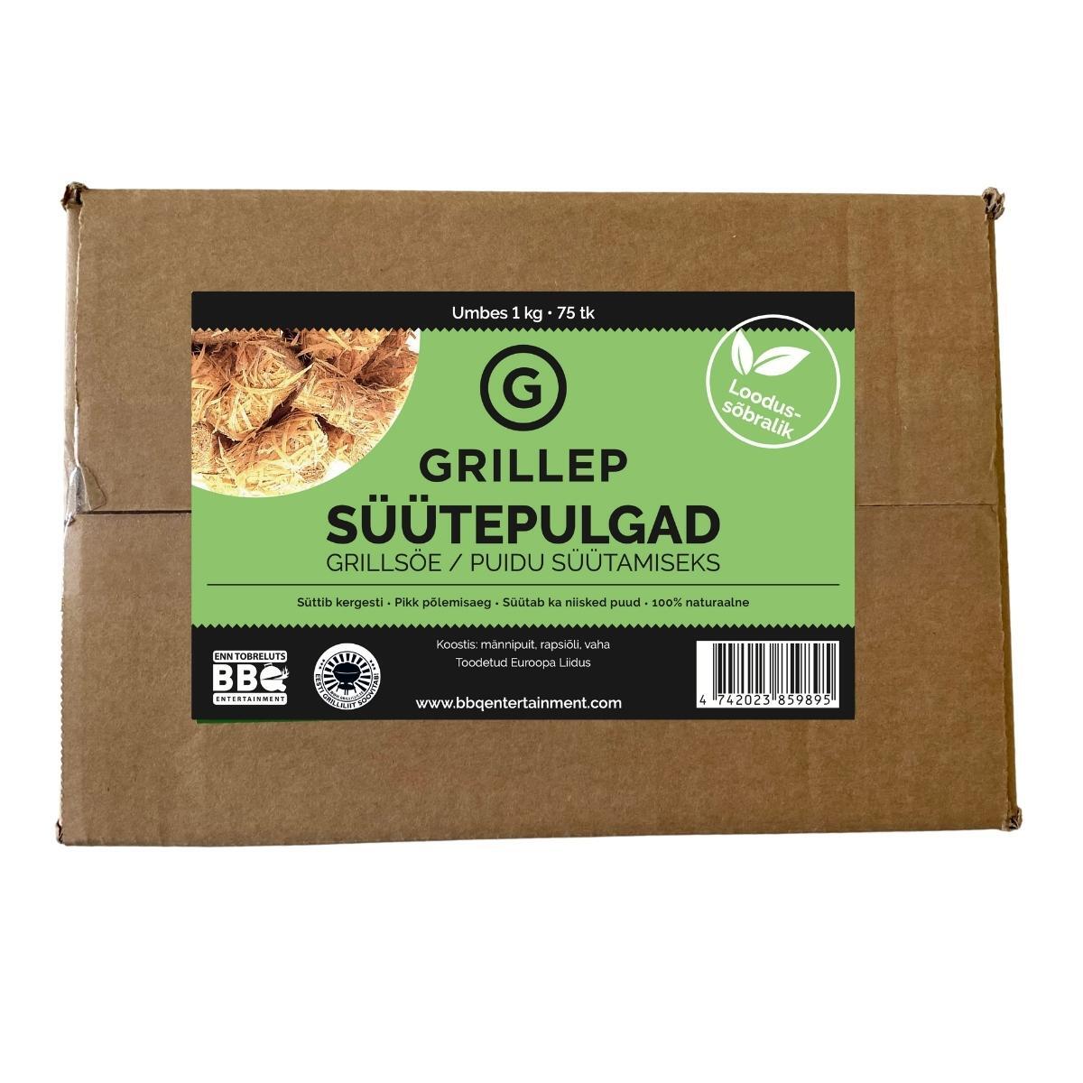 Süütepulgad Grillep 1 kg /75 tk