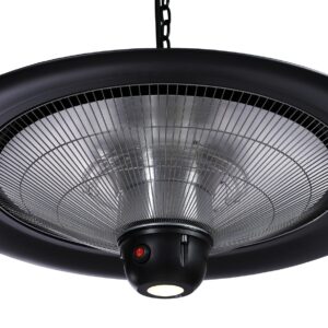 Infrapuna soojuskiirgur Veltron UFO CEILING-LED 2,5kW, must