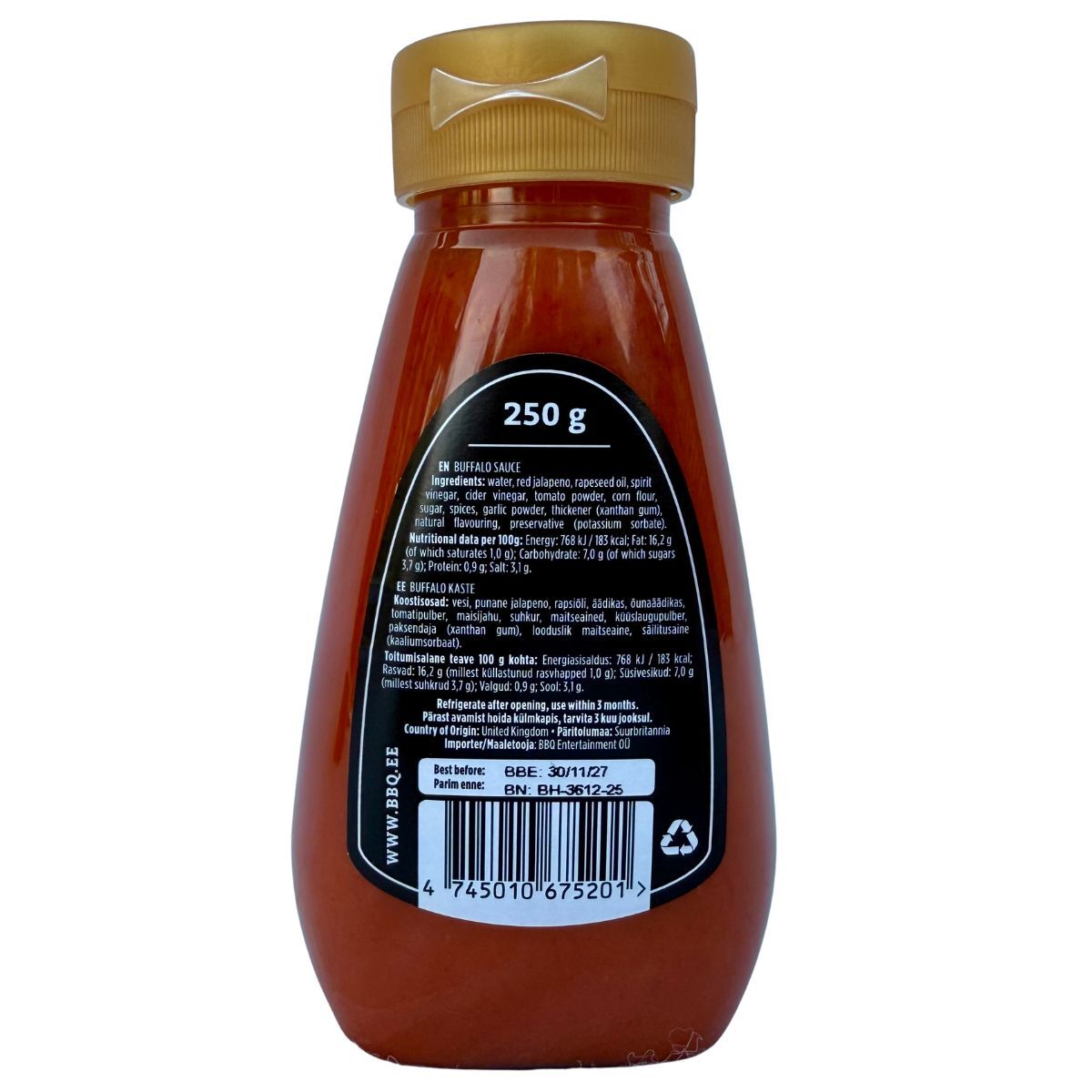 Grillikaste Buffalo 250 g