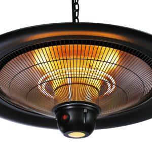 Infrapuna soojuskiirgur Veltron UFO CEILING-LED 2,5kW, must